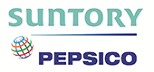  logo suntory pepsico hiện đại và đầy tính chuyên nghiệp