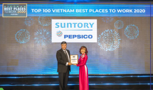 Suntory PepsiCo giữ vững vị thế hàng đầu trong linh vực nước giải khát bằng cú đúp giải thưởng danh giá  công ty đồ uống không cồn uy tín nhất VN